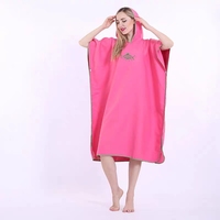 Poncho de plage personnalisé pour adultes, à capuche, en microfibre, de luxe, doux, pour la natation et le surf, idéal pour l'été