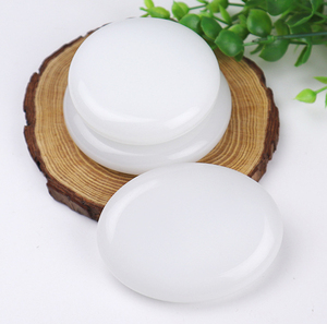 Heiße Massage steine Natürliche Grüne Jade Beheizte Natürliche Weiße Jade Topas Massage Vulkans tein Lushan Wärmer Stein für Spa-Massage - Product Image 4