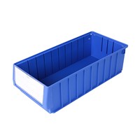 Boîte de rangement en plastique PP robuste et durable pour l'industrie, empilable, pour les pharmacies, les salles de soins infirmiers, le stockage médical et pharmaceutique