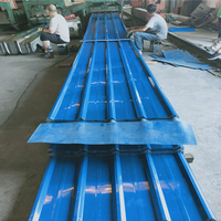 Dach Metall RAL Farbe PPGI PPGL Wellbleche Farbe 760mm 850mm beschichtetes Welldach