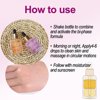 Serum Biphasic Perawatan Kulit Wajah Vitamin C Kolagen Asam Hialuronat Asam Salisilat Anti Penuaan Kerut Pemutih Pengencang