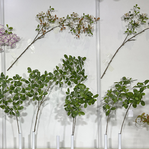 Nuevas Hojas Artificiales de Schefflera de 70CM, 80CM, 115CM, Hojas Largas Artificiales, Planta Verde Artificial para Diseño Floral y Decoración del Hogar - Product Image 2