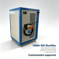 Redresseur Wenbo1500A 30V pour électrolyse, redresseur d'électrolyse avec certificat CE, machine d'électrolyse des métaux
