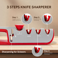 Affûteur de couteaux de cuisine à Angle réglable muti-type 5 en 1 affûtage de couteaux professionnels outils d'affûtage de ciseaux
