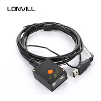 Línea de montaje industrial Escáner OMR Escáner de código de barras Terminal Decodificación de alta velocidad Código de barras 1D 2D USB 32 Bit CMOS Sense Reader