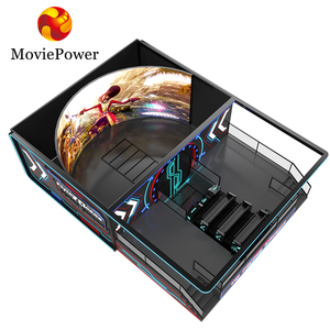 เครื่องเกมที่นั่งโรงภาพยนตร์แบบโต้ตอบ5D ประสบการณ์จำลองภาพยนตร์แบบไดนามิก9D <span class=keywords><strong>4D</strong></span> 5D <span class=keywords><strong>4D</strong></span> ภาพยนตร์ <span class=keywords><strong>VR</strong></span> 5D ระบบอุปกรณ์การละคร - Product Image 4