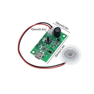 Aksesori Pelat Film Atomizer transduser pelembap DIY 20mm suku cadang perbaikan pelembap udara ultrasonik keramik piezoelektrik - Product Image 2