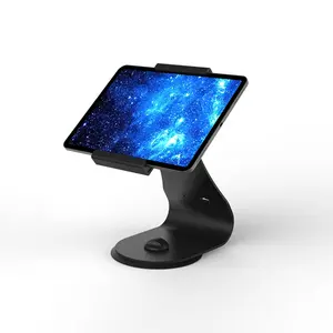 Rotasi aman logam keamanan desktop universal tampilan tablet berdiri untuk iPad