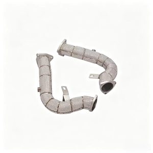 Tuberías de Escape de Alto Flujo SS304 con <span class=keywords><strong>Aislamiento</strong></span> Térmico para Audi A5 A6 A7 S4 S5 B8 B8.5 C7 C7.5 2012-2018 3.0T V6, Mejora del Sistema de Escape - Product Image 2