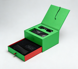 Caja de Embalaje para Gafas de Sol, Ecológica, de Materiales Reciclados, con Logotipo Personalizado, de Papel Rígido de Lujo, Reutilizable, Portátil y Protectora - Product Image 3