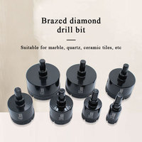 Perforateur à diamant 6-60MM pour granit, marbre, carrelage, verre, pierre, foret à sec, ouvre-trou à dents de scie