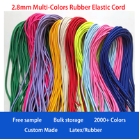 Corde à sauter élastique colorée de 2,8 mm à rebond élevé pour enfants, jeu de saut à la corde nostalgique chinois et jeu en plein air