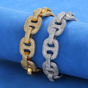 Bracelets cubains en moissanite VVS1 de qualité supérieure pour la vente en gros B2B, en argent S925, style Hip Hop Iced Out, fabrication sur mesure - Product Image 5