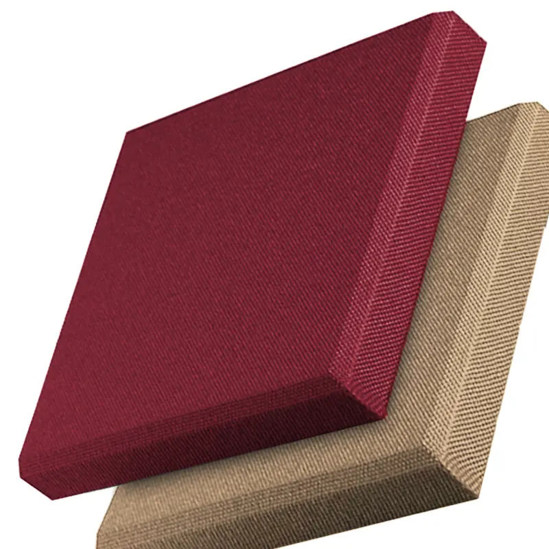 Meeting Room Studio Sound Absorbing Material Material Fabric Covered Acoustic Wall Panels for studio/office/audio equipment