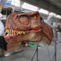 Parc à dinosaures, animatroniques réalistes, modèles d'animaux mécaniques avec son