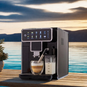 Machine à café expresso intelligente, entièrement automatique, avec moulin intégré et réservoir à lait, pour la maison - Product Image 6