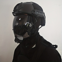 Demi-masque le plus vendu Casque de masque Cyberpunk de qualité à usure rapide et masque tactique amovible Cyberpunk Gear