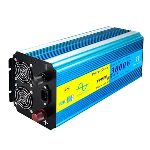 300W 500W 1000W 1500W 2000W 3000W Power Inverter DC 12V/24V to AC 110V/220V/230V with battery charger