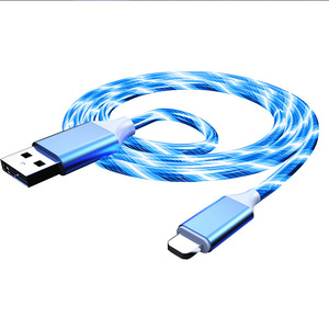Type-C Led Charging <b>Cable</b> 1m With Flowing Light For Car Android Ios Devices - Product Image 3