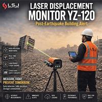 Telémetro Láser para Rescate en Incendios: Monitor de Deformación de Edificios a Nivel de Milímetros, Alarma Audible y Visual, Rango de Medición de 100m