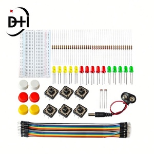 Kit de démarrage pour UNO R3 Mini, breadboard, LED, fils de liaison, bouton pour Arduino, kit DIY, éducation scolaire, laboratoire - Product Image 4