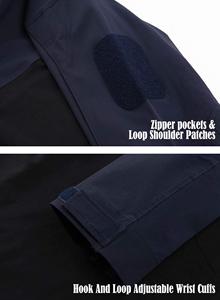 Áo Polo Tác Chiến Nam Tay Dài Có Logo Tùy Chỉnh, Áo Thun Tay Dài Ngoài Trời, Áo Khoác Chui Đầu Ripstop, Áo Tác Chiến Nam - Product Image 5