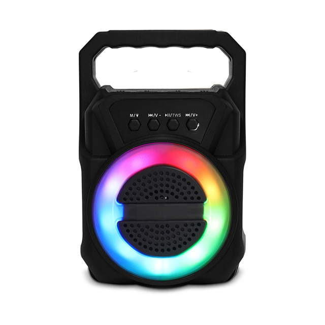 ABS1309 3 Inch Wireless Speaker Portable Amplifier Bedside Table Speaker Powerful Connectivity Speakers for Stereo Sound