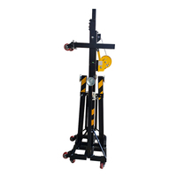 Cabrestante de alta resistencia de carga de 250KG, pantalla Led de 2-4M, matriz de línea de luz de escenario, altavoz, torre de elevación, soporte de manivela