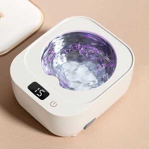 New Arrival Household Portable Small Ultrasonic UV Cleaner Bath for Leather Smart <b>Watch</b> Bands Earphone Phone Case Coins Keys Cap - Product Image 2