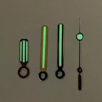 Uhrenzubehör Zweifarbige Zeiger Grün Leuchtende Montage-Uhr Japanisches NH35/NH36/4R/7S Automatikwerk