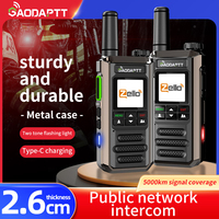 Radio bidirectionnelle portable GaodaPTT 4G Walkie Talkie K10 compatible avec l'application Zello, GPS, WIFI, SOS, portée illimitée, interphone, carte SIM