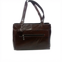 Tas Tangan Wanita Kulit Asli BS INTERNATIONAL Tahan Air, Awet, Ringan, Kasual, Kapasitas Besar, Dua Pegangan, Model Clutch
