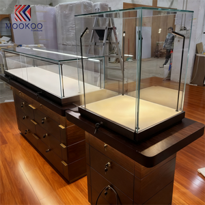 Vetrina per gioielli in vetro <span class=keywords><strong>di</strong></span> fascia alta con cassetti chiudibili a chiave-vetrina in legno per <span class=keywords><strong>gioielleria</strong></span> <span class=keywords><strong>di</strong></span> <span class=keywords><strong>lusso</strong></span> - Product Image 4