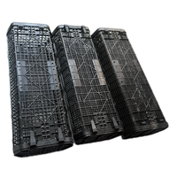 Panier à huîtres suspendu en forme hexagonale en plastique moulé par injection pour les sports nautiques et les aventures de pêche