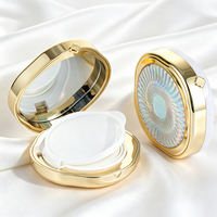 Étui vide pour BB crème, fond de teint liquide, ou poudre compacte, avec miroir, couleur nude