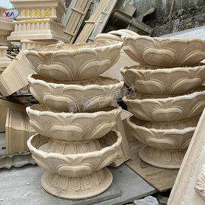 Maceta de Cemento Blanca para Exteriores Magic Stone Grc F600, para Paisajismo, Decoración de Interiores, Hoteles y Centros Comerciales - Product Image 3