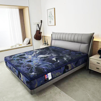Rouleau unique en boîte Chambre à coucher taille personnalisée Éponge haute densité à retenir Mousse latex poche individuelle Ressort hybride Matelas