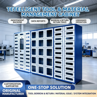 Armoire de gestion des matériaux et des outils pour usine intelligente, avec empreinte digitale et RFID, inventaire automatique, armoire de prêt-retour d'articles d'atelier