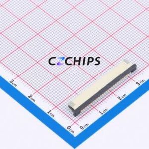 FPC-1.0AX-26PWCR-H25 FFC/FPC Connector SMD,P=1mm,Horizontal Mount Connector Drawer Type Bottom Contact 26P 1mm - Product Image 1