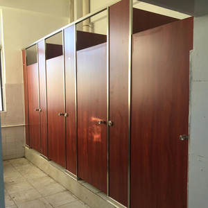 Thiết kế hiện đại nhà vệ sinh công cộng phân vùng nội thất văn phòng với HPL wallboard - Product Image 3