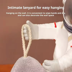 Serviettes de cuisine et de salle de bain en gros, type suspendu, motif dessin animé, absorbantes, double couche, épaisses, douces et mignonnes - Product Image 2