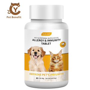 Tabletas para el Alivio de Alergias en <span class=keywords><strong>Perros</strong></span>, Extracto de Astrágalo, Calmante Natural para la Piel con Efecto Anti-Picazón para Alergias Estacionales, Puntos Calientes, Inmunidad, OEM, ODM - Product Image 1
