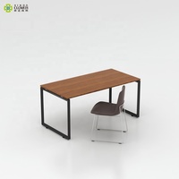 Petit bureau moderne en acier, meuble de bureau Simple