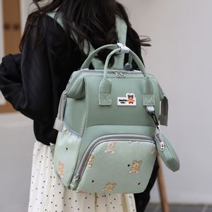 2026 Waterproof Baby Supplies Storage Bags Large Capacity Mommy <b>Backpack</b> With USB - Product Image 2