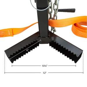 JH-Mech Palan à cerfs monté sur l'arbre à installation facile Capacité de 300 lb Palan à cerfs monté sur attelage métallique réglable et robuste - Product Image 3