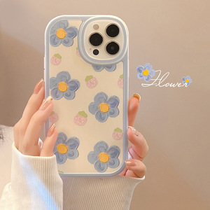 Uslion — coque de téléphone à fleurs occidentale, étui esthétique pour <span class=keywords><strong>iphone</strong></span> 13 Pro, mini 12, 11, xr, xs max, 7, 8 plus - Product Image 4