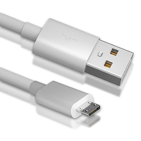 Cable de Carga Micro USB 5V2A de PVC Ecológico y Duradero, Trenzado, Transferencia de Datos de Alta Velocidad, Conductor de Cobre Puro para Android