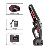 Tronçonneuse sans fil industrielle haute puissance 20V, 12 pouces, 2 batteries Li-Ion, outil de coupe du bois