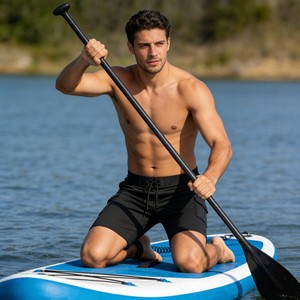 Pantaloncini da Surf Personalizzati per Uomo, Stile Casual, Elastici, Leggeri e Traspiranti con Fondo in Neoprene - Product Image 2