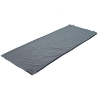 Doublure de camping en soie de coton lavable et ultralégère personnalisée Drap de voyage portable en polyester emballé dans un sac pour l'extérieur